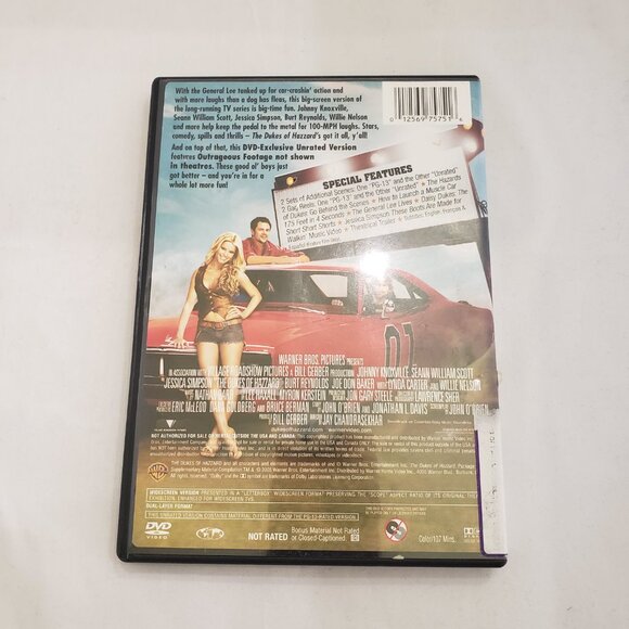 The Dukes of Hazzard Unrated DVD - Widescreen Edition - Picture 2 of 4